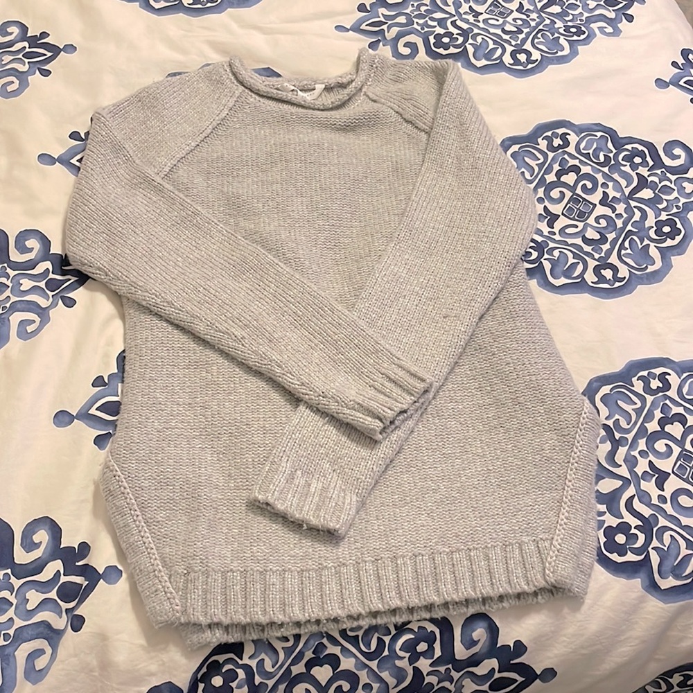 Banana Republic class grey crew neck sweater